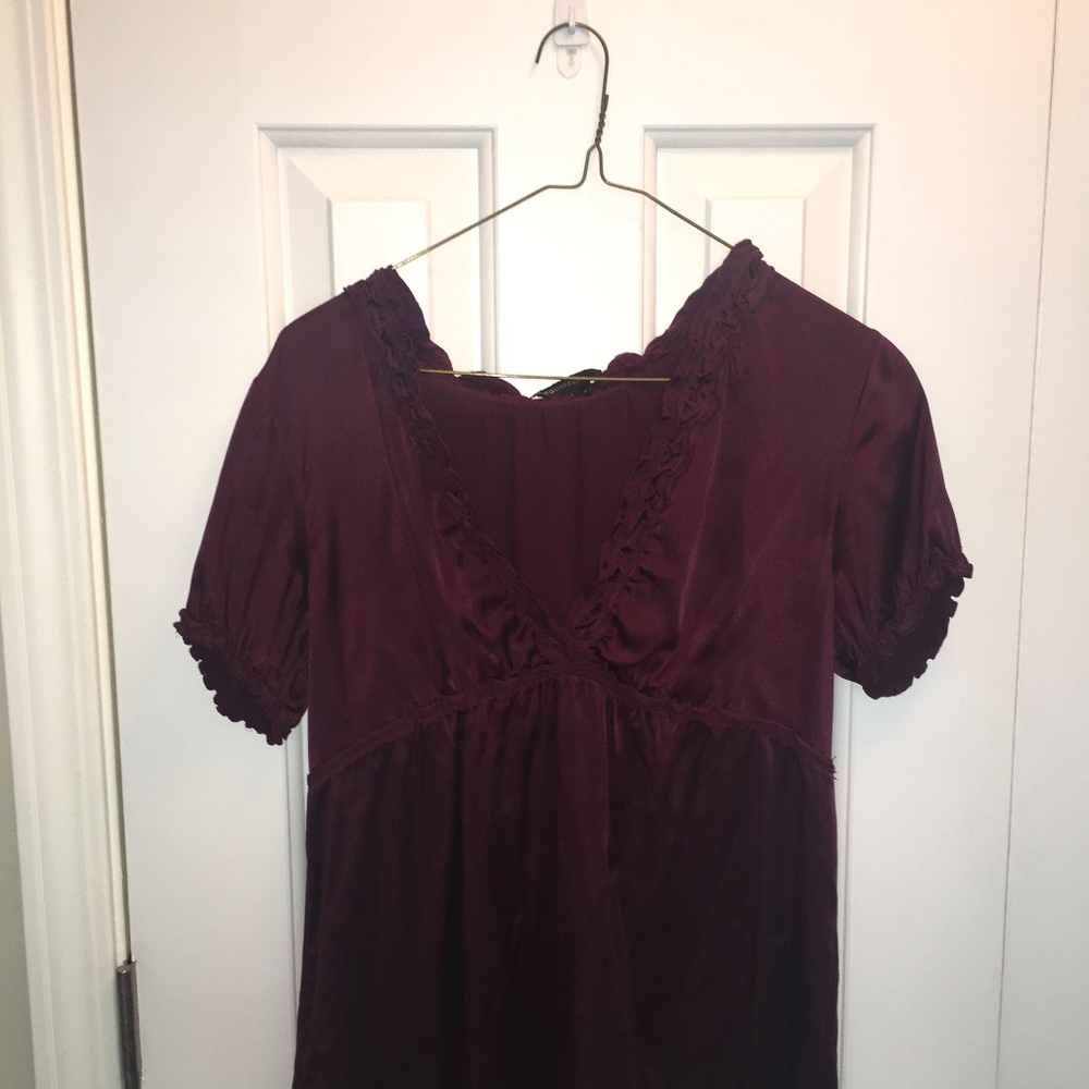 BCBGMaxAzria silk medium blouse